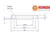 blind flange dn15 class 300 rf