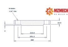 blind flange dn150 class 150 rf pipe 6 inch