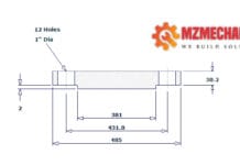 blind flange dn300 class 150 rf pipe 12 inch