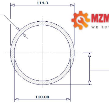 pipe dn100 sch 5 4 inch
