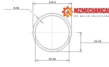 pipe dn100 sch 80 4 inch
