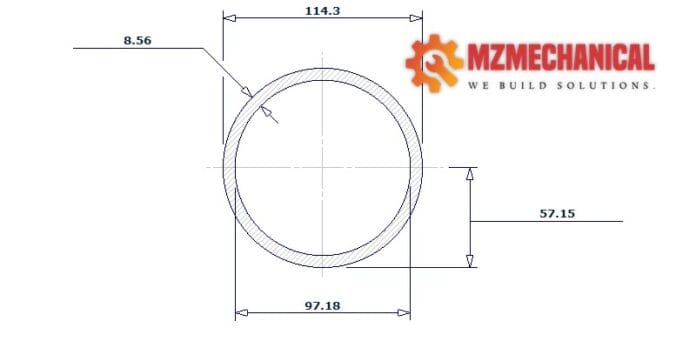pipe dn100 sch 80s 4 inch
