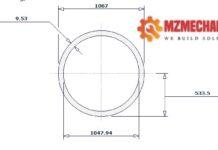 pipe dn1050 sch std 42 inch