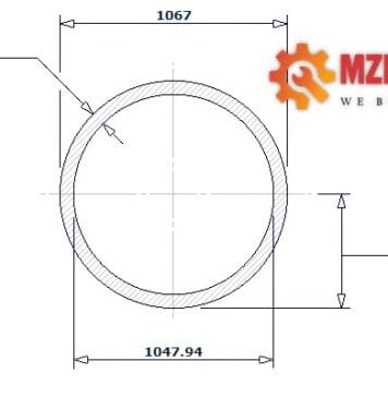 pipe dn1050 sch std 42 inch