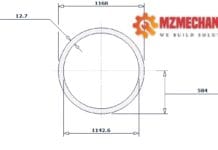 pipe dn1150 sch xs pipe 46 inch