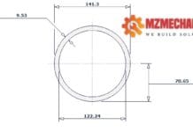 pipe dn125 sch 80s 5 inch