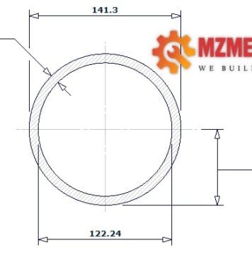 pipe dn125 sch xs pipe 5 inch