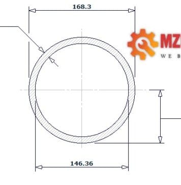 pipe dn150 sch 80 6 inch