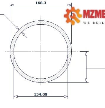 pipe dn150 sch std 6 inch