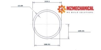 pipe dn200 sch 100 8 inch