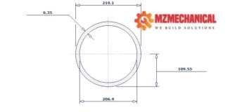 pipe dn200 sch 20 8 inch