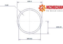 pipe dn200 sch 30 8 inch