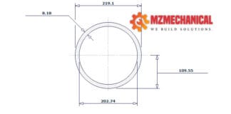 pipe dn200 sch 40 8 inch