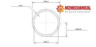 pipe dn200 sch 80 8 inch