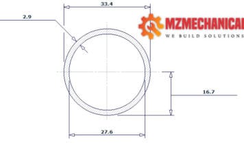 pipe dn25 sch 30 1 inch