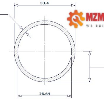 pipe dn25 sch std 1 inch