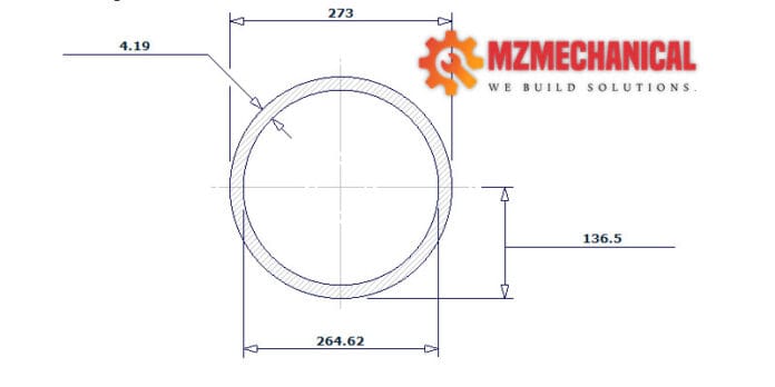 pipe dn250 sch 10 10 inch