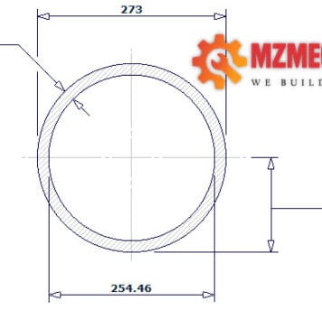 pipe dn250 sch 40 10 inch