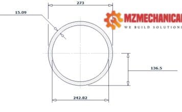 pipe dn250 sch 80 10 inch