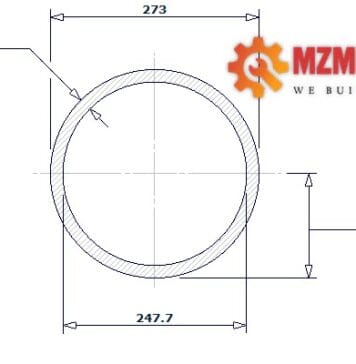 pipe dn250 sch 80s 10 inch