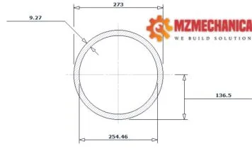 pipe dn250 sch std 10 inch