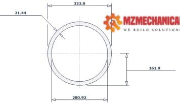 pipe dn300 sch 100 12 inch