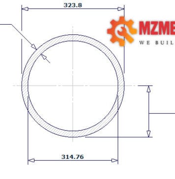 pipe dn300 sch 10s 12 inch