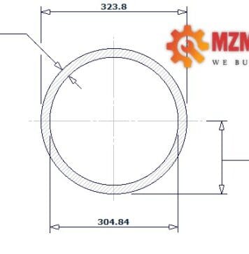 pipe dn300 sch 40s 12 inch