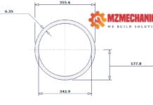 pipe dn350 sch 10 14 inch