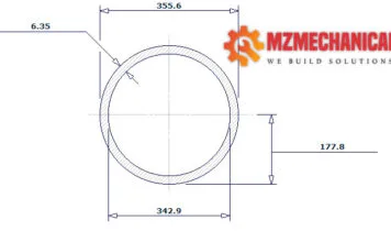pipe dn350 sch 10 14 inch