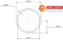 pipe dn350 sch 80 14 inch