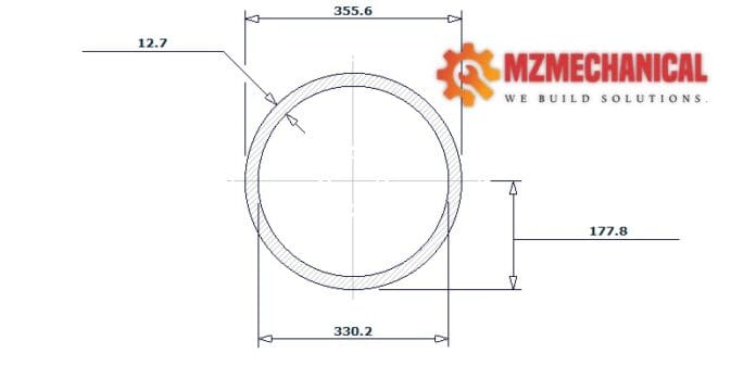 pipe dn350 sch xs pipe 14 inch