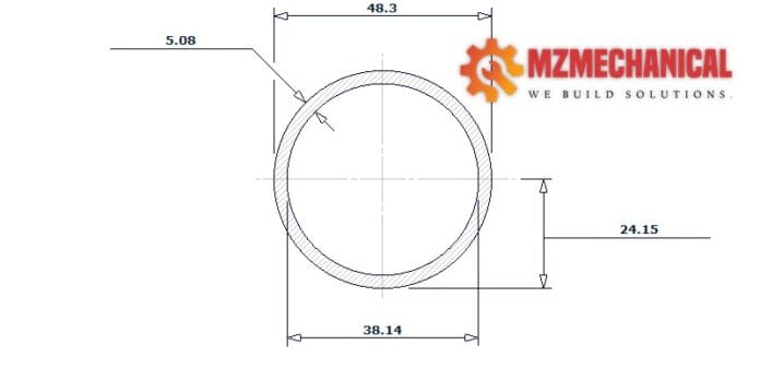 pipe dn40 sch 80s 1 1 2 inch