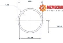 pipe dn400 sch 40s 16 inch