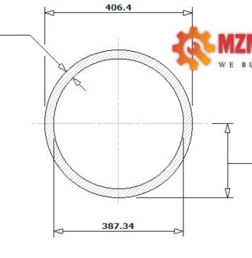 pipe dn400 sch 40s 16 inch