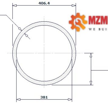 pipe dn400 sch 80s 16 inch