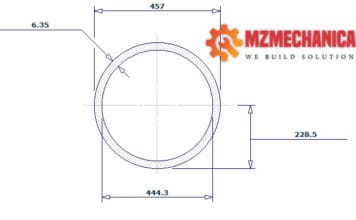 pipe dn450 sch 10 18 inch
