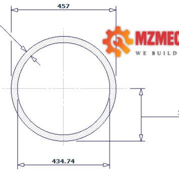 pipe dn450 sch 30 18 inch