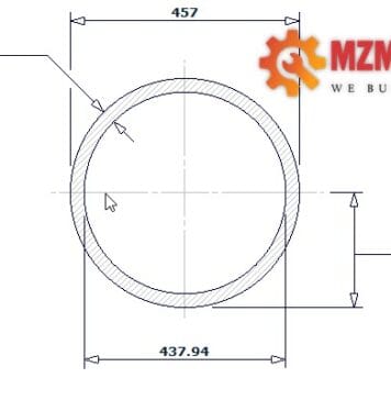 pipe dn450 sch 40s 18 inch