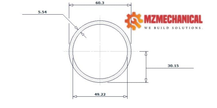 pipe dn50 sch 80 2 inch