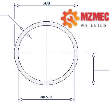 pipe dn500 sch 10 20 inch