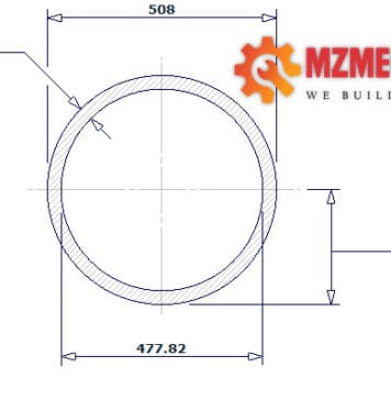 pipe dn500 sch 40 20 inch