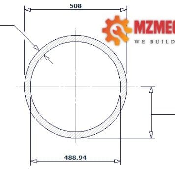 pipe dn500 sch std 20 inch