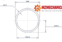 pipe dn550 sch 30 22 inch