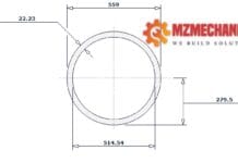 pipe dn550 sch 60 22 inch