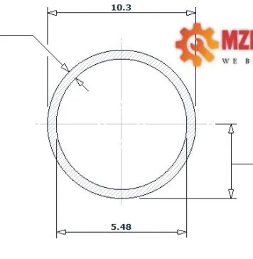 pipe dn6 sch 80s 1 8 inch