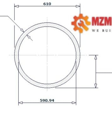 pipe dn600 sch 40s 24 inch