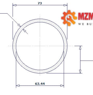 pipe dn65 sch 30 2 1 2 inch