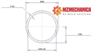 pipe dn650 sch 10 26 inch