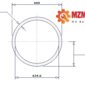 pipe dn650 sch 20 26 inch